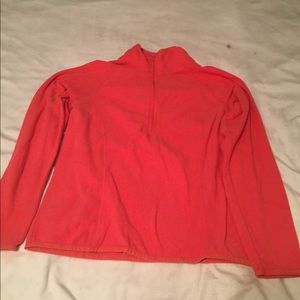 Long sleeve, half zip up sweatshirt